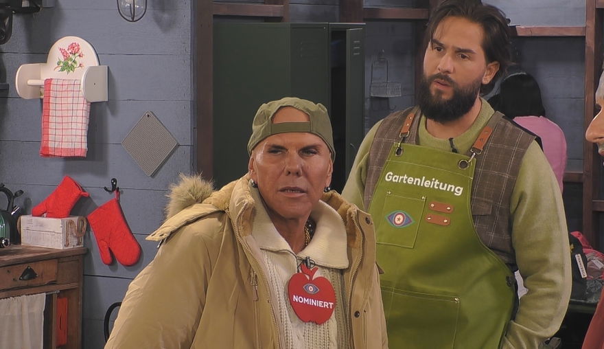 Redo und Maurce Dziwak schauen bei "Promi Big Brother" ernst