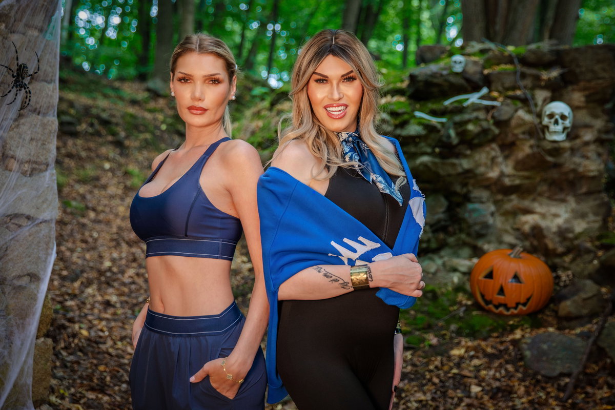 Giuliana und Valencia bei "#CoupleChallenge – Halloween Edition"