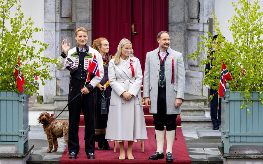 Sverre-Magnus, Prinzessin Mette-Marit und Prinz Haakon