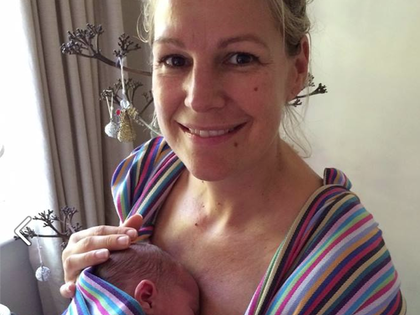 Sophie Schütt: Erstes Baby-Foto von Sohn Lonzo Henry! - Der kleine Sprössling ist gerade mal 10 Tage alt