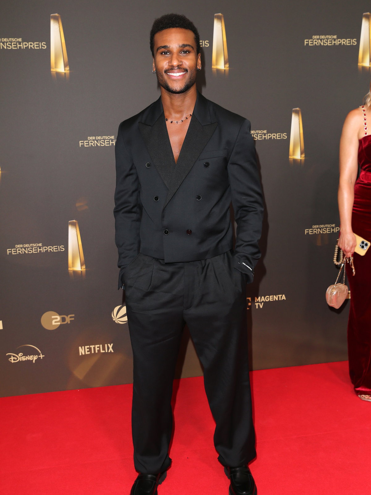 Tijan Njie beim Deutschen Fernsehpreis