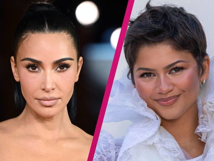 "Wet Look Lashes": Kim Kardashian und Zendaya lösen neuen Wimpern-Trend aus
